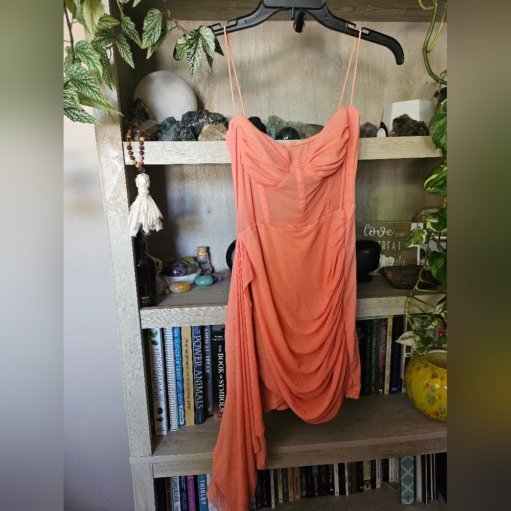 Dolls Kill Peach Dress